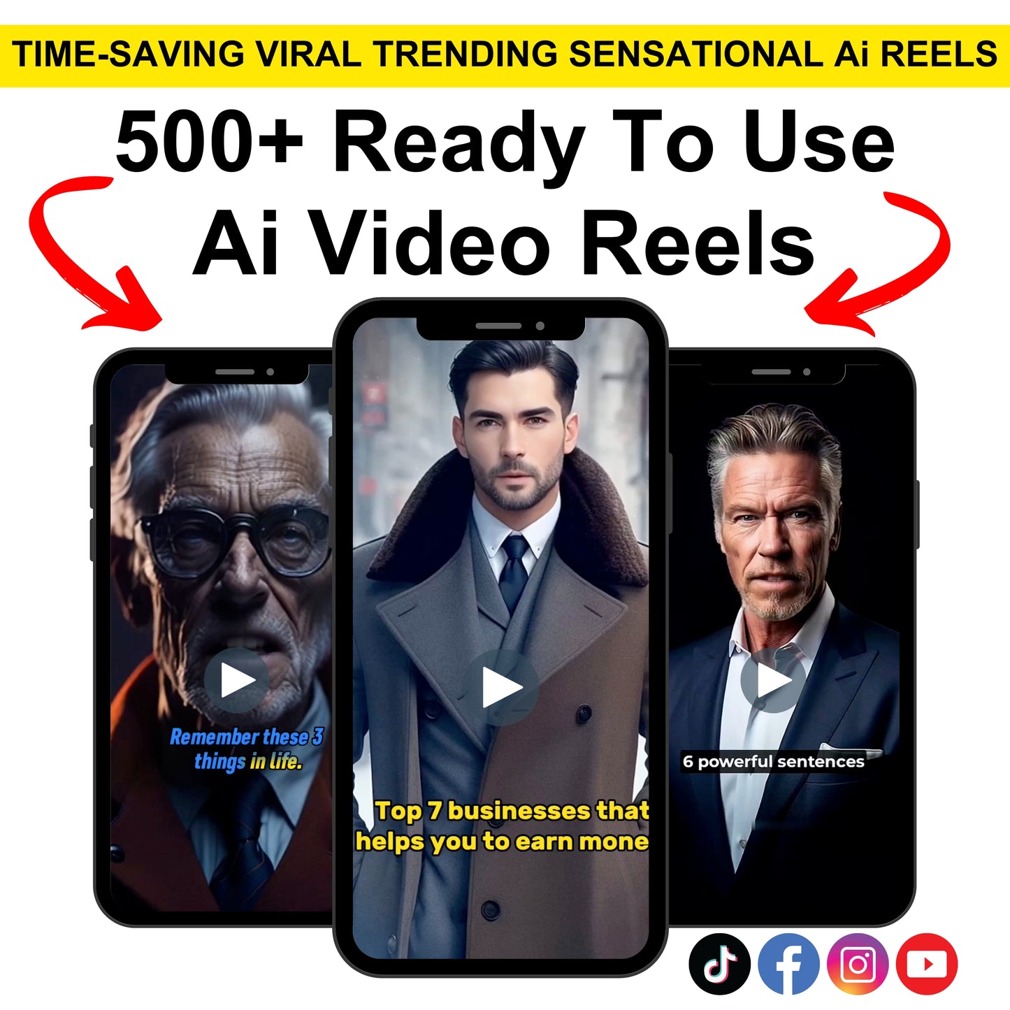 500+ AI Motivational Video Reels